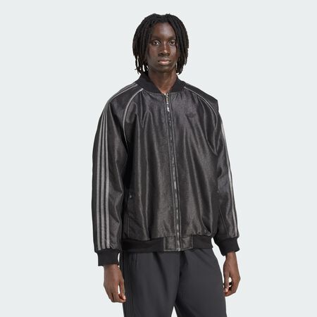 ADIDAS ORIGINALS VESTE EN DENIM Black HOMME