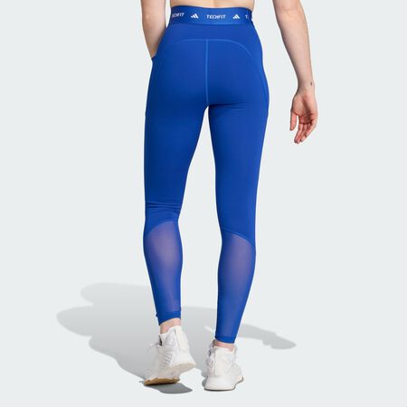 ADIDAS PERFORMANCE Legging long poche dissimulée Techfit Royal Blue FEMME