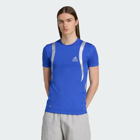 ADIDAS ORIGINALS T-shirt ajusté Archive Techfit Hi-Res Blue HOMME