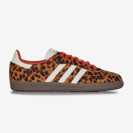 ADIDAS ORIGINALS samba SAMBA OG PONY HAIR BROWN/WHITE WOMEN
