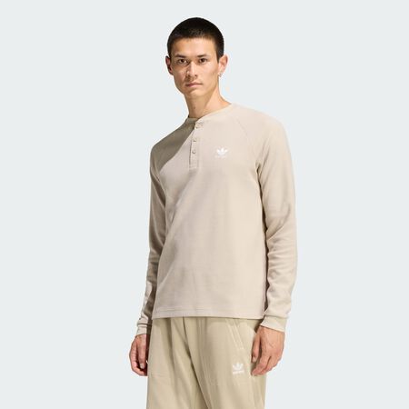 ADIDAS ORIGINALS Trefoil Essentials Tee Stone Khaki MEN