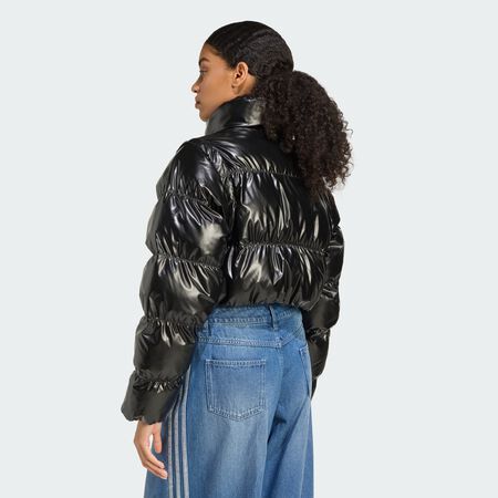 ADIDAS ORIGINALS Doudoune Cropped Puffer brillante Essentials 2-en-1 Black FEMME