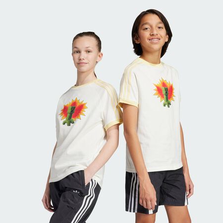 ADIDAS ORIGINALS T-shirt graphique adidas Originals x Minecraft Off White / Almost Yellow JUNIOR