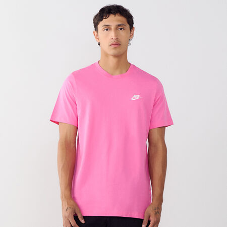 NIKE TEE SHIRT CLUB PINK/WHITE MEN