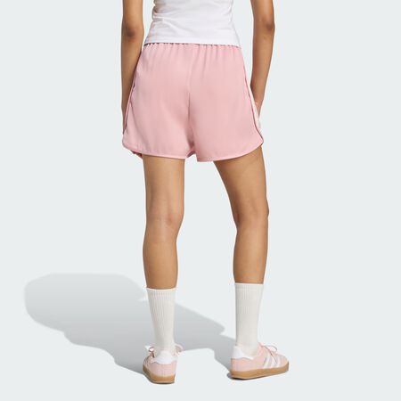 ADIDAS ORIGINALS Short en satin à volants à 3 bandes adidas Originals Wonder Mauve FEMME