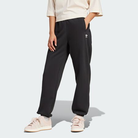 ADIDAS ORIGINALS Essentials Fleece Loose Joggers Black WOMEN