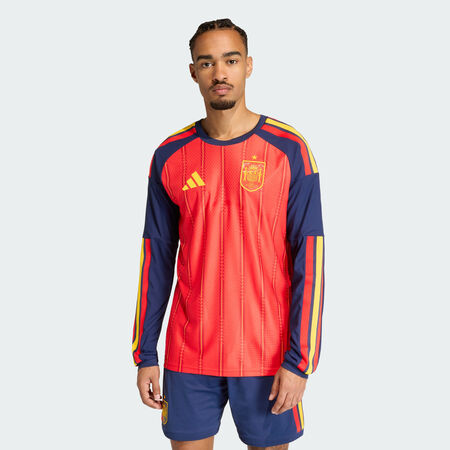 ADIDAS PERFORMANCE Maillot manches longues Espagne Domicile 26 Authentique Vivid Red HOMME