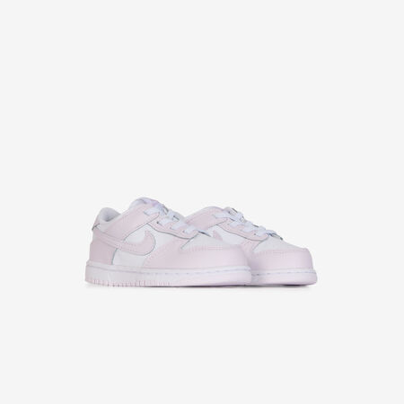 NIKE dunk DUNK LOW BLANC/ROSE BÉBÉ