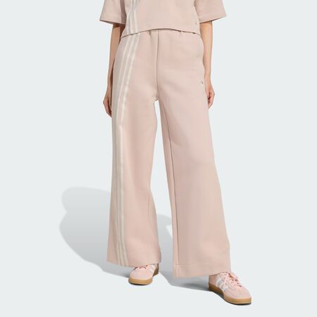 ADIDAS ORIGINALS Pantalon ample et original avec motif à 3 bandes Wonder Taupe FEMME