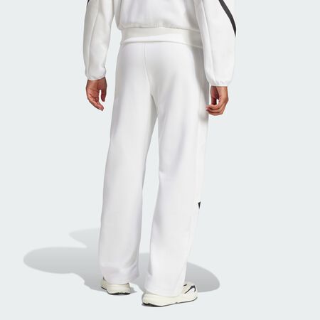 ADIDAS SPORTSWEAR Pantalon adidas Z.N.E. Barrel White / Black FEMME