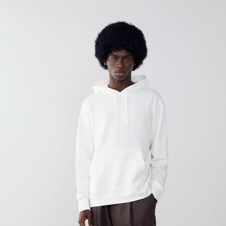 HOODIE CLUB SMALL LOGO : ECRU