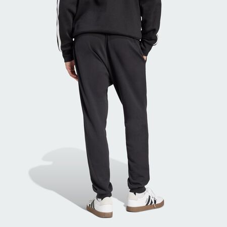 ADIDAS ORIGINALS Essentials Feel Cozy French Terry Pants Black / White MEN