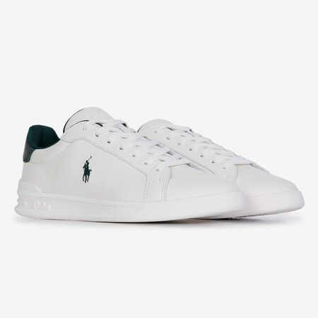POLO RALPH LAUREN HERITAGE COURT BLANC/VERT HOMME