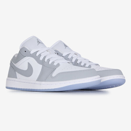 JORDAN jordan AIR JORDAN 1 LOW BLANC/GRIS FEMME