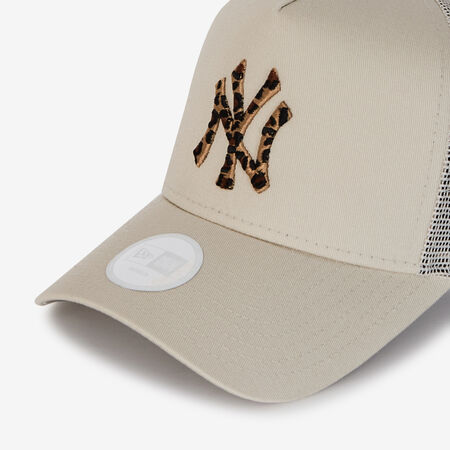NEW ERA 9FORTY TRUCKER WMN NY LEO INFIL BEIGE/BROWN WOMEN