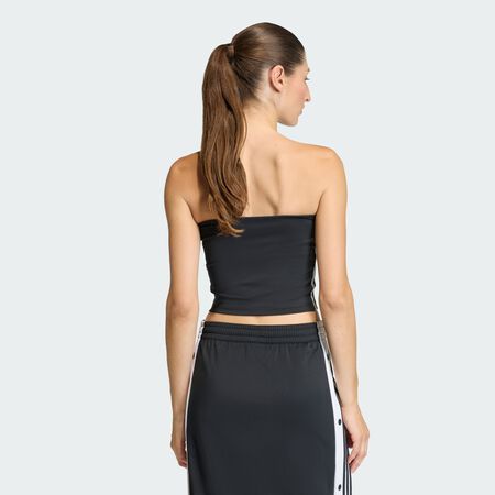 ADIDAS ORIGINALS HAUT TUBE 3 BANDES Black / White FEMME