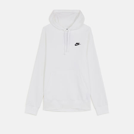 NIKE HOODIE CLUB SMALL LOGO BLANC HOMME