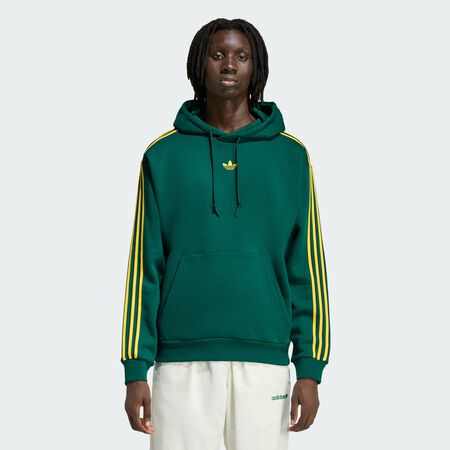 ADIDAS ORIGINALS TIPPED STRIPES HOODIE Collegiate Green MEN