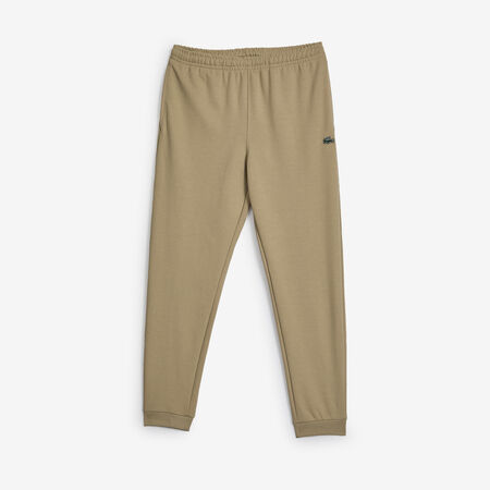 LACOSTE PANT JOGGER CLASSIC LOGO SL BEIGE/VERT HOMME