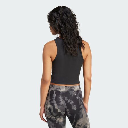 ADIDAS ORIGINALS Débardeur à bord-côte Essentials Black FEMME