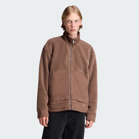 ADIDAS ORIGINALS Veste Premium Essentials en polaire avec zip sur toute la longueur Earth Strata HOMME