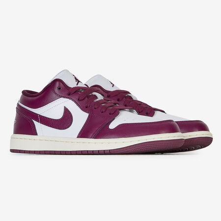 JORDAN air jordan 1 AIR JORDAN 1 LOW WHITE/BURGUNDY WOMEN