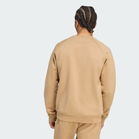 ADIDAS ORIGINALS Sweat-shirt ras-du-cou Trèfle Essentials Beige HOMME