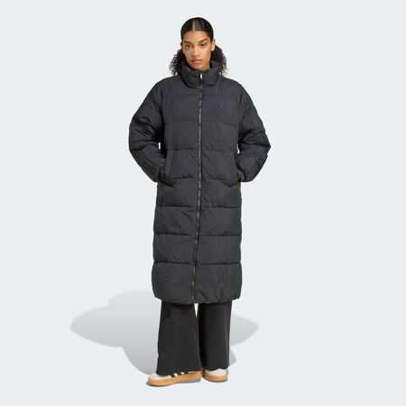 ADIDAS ORIGINALS Longue doudoune en duvet synthétique Adicolor Black FEMME