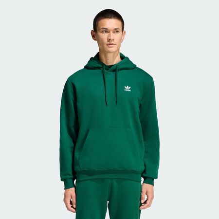 Trefoil Essentials Loose Hoodie : Collegiate Green