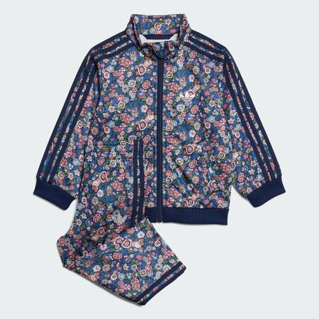 ADIDAS ORIGINALS Survêtement adidas Originals x Liberty London Firebird Enfants Night Indigo / Multicolor CADET