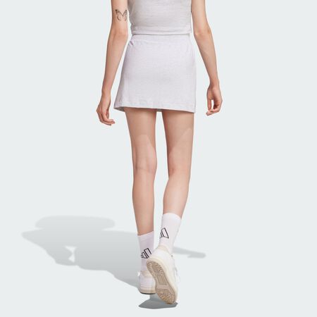 ADIDAS SPORTSWEAR Jupe-short coton Essentials Color-Pop Light Grey Heather FEMME