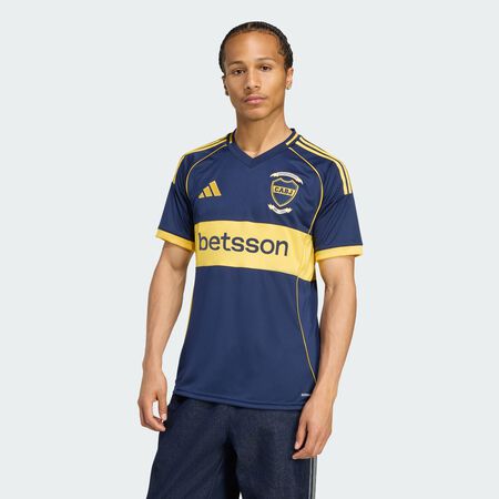 ADIDAS PERFORMANCE Maillot Domicile Boca Juniors 25/26 Night Indigo / Bold Gold HOMME
