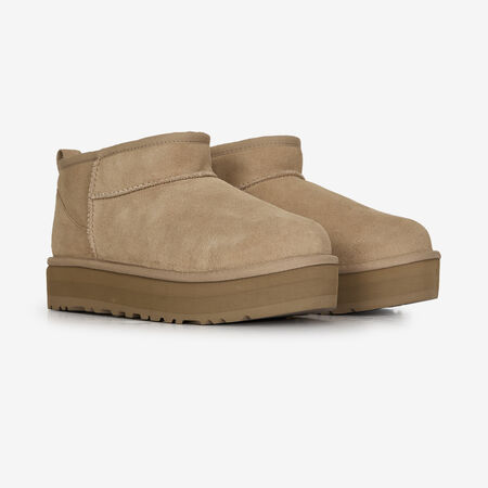 UGG classic mini CLASSIC ULTRA MINI PLATFORM BEIGE JUNIOR