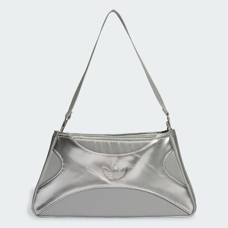 ADIDAS ORIGINALS Clutch Shoulder Bag Silver Metallic UNISEX