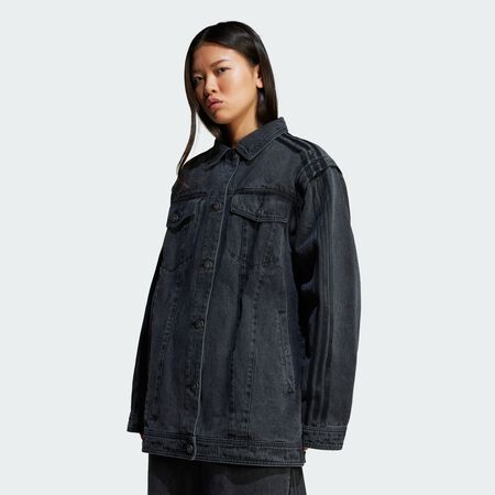 ADIDAS ORIGINALS Veste chemise denim Adilenium Season 3 2-en-1 Black FEMME
