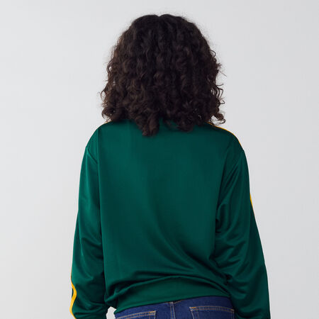 ADIDAS ORIGINALS JACKET FZ OVERSIZED FIREBIRD VERT/JAUNE FEMME