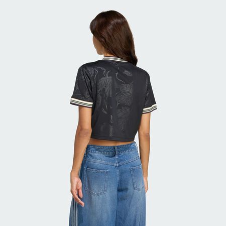 ADIDAS PERFORMANCE Maillot third cropped Juventus 25/26 Black / Ecru Tint FEMME