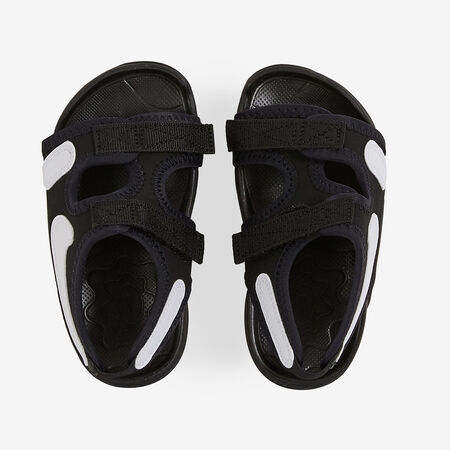 NIKE SUNRAY ADJUST 6 NOIR/BLANC BABIES