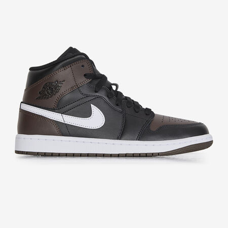 JORDAN AIR JORDAN 1 MID NOIR/MARRON HOMME