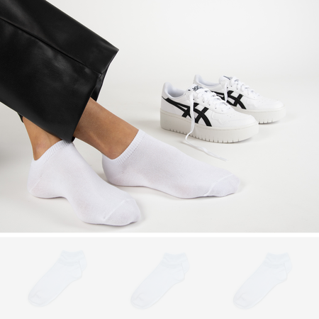 COURIR PACK CHAUSSETTES X3 INVISIBLES COURIR WHITE UNISEX