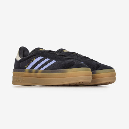 ADIDAS ORIGINALS gazelle GAZELLE BOLD VELVET NOIR/BLEU JUNIOR