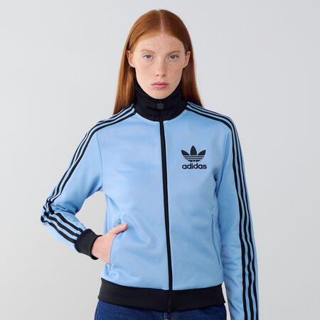 ADIDAS ORIGINALS JACKET FZ ADICOLOR CLASSICS BLEU/MARINE FEMME