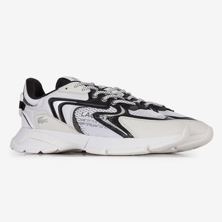 LACOSTE l00 L003 NEO RIPSTOP WHITE/BLACK MEN