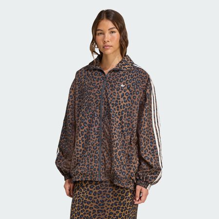 ADIDAS ORIGINALS Veste de survêtement oversize léopard Firebird Multicolor FEMME