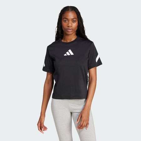 T-shirt adidas Z.N.E. : Black / White