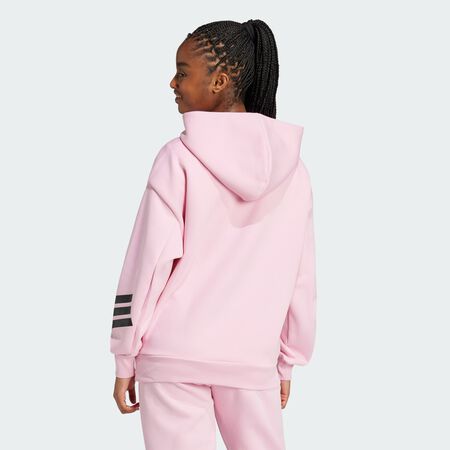 ADIDAS SPORTSWEAR Sweat-shirt à capuche 3 bandes Future Icons True Pink FEMME