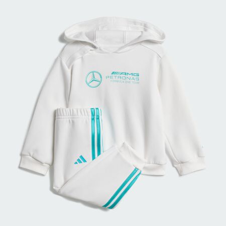 ADIDAS ORIGINALS ENSEMBLE SPORTSWEAR BÉBÉS MANCHES LONGUES MERCEDES - AMG PETRONAS FORMULA ONE TEAM DNA White / Semi Mint Rush BÉBÉ