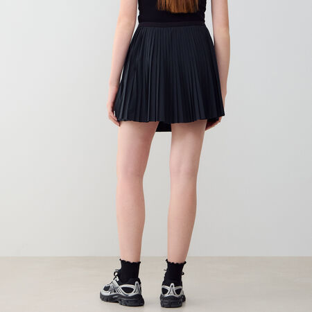 NIKE SKIRT PLEATED NOIR/BEIGE FEMME