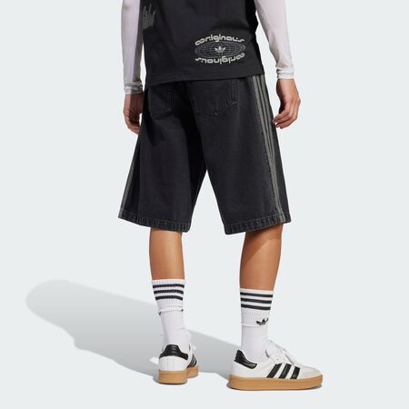 ADIDAS ORIGINALS Adicolor Denim Firebird Shorts True Black Denim MEN