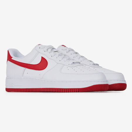NIKE air force 1 AIR FORCE 1 LOW BLANC/ROUGE HOMME